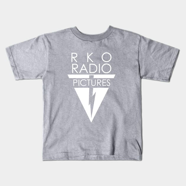 RKO Radio Pictures Logo Kids T-Shirt by MovieFunTime